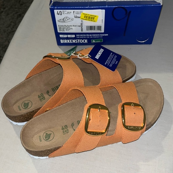 BIRKENSTOCK Arizona Big Buckle Rivet Logo Papaya - Picture 3 of 5